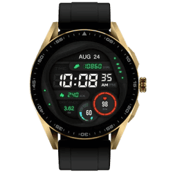 Fire-Boltt Invicible Plus Smart Watch | Bluetooth Calling | 1.43 inch | Amoled Display | Black