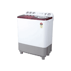 Haier Semi Automatic Top Load Washing Machine | 8.5 kg | Maroon & White | HTW85 186