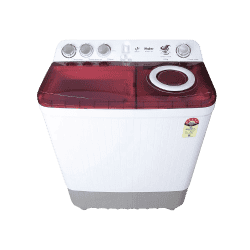 Haier Semi Automatic Top Load Washing Machine | 8.5 kg | Maroon & White | HTW85 186