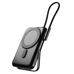 boAt EnergyShroom magnetic wireless power bank | 10000Mah | Black | PB330