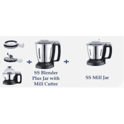 Panasonic MONSTER Mixer Grinder | 750 W | 3 Jar | Blue | MX AE375