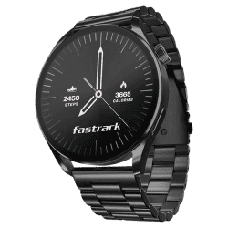 Fastrack Dezire FX1 Luxury Metal Smartwatch | UltraVU HD Display | 1.38 Inch | Black