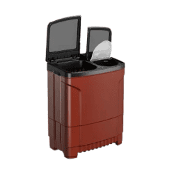 Godrej Edge Ultima Semi Automatic Top Load Washing Machine | WSEDGE ULT 80 5.0 DB2M CSRD | 8 kg | 5 Star | Crystal Red