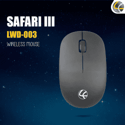 Lapcare Safari III Wireless Mouse | Black | LWM-003