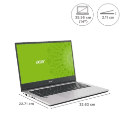 Acer Notebook Laptop | Z2 493 | AMD Ryzen 3 | 8 GB RAM | 512 GB SSD | Windows 11 | UN 31USI 009
