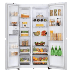 LG 650 L Side by Side Refrigerator | 3 Star | Frost Free | Moon Knight | GL-B257DMK3