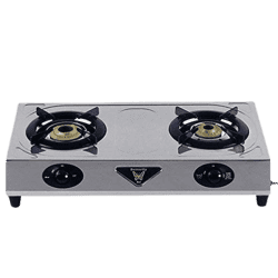 Butterfly Ace Stainless Steel Manual Gas Stove | 2 Burner