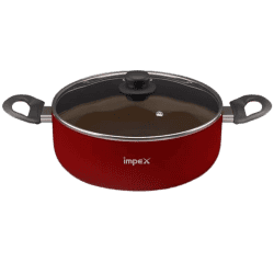 Impex ISP-2411 Aluminium Sauce Pan1 Piece | Maroon