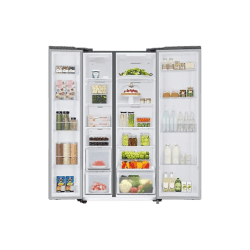 Samsung Smart Conversion Side By Side Refrigerators | 653 L | 2 Star | Refined Inox | RS76CG80X0S9/HL