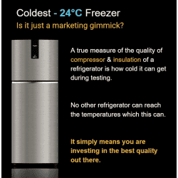 Whirlpool Frost Free Double Door Refrigerator  | 3 Star | 235 L | Titan Steel | IF INV ELT DF278