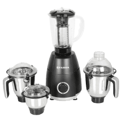 Faber Crown 800 W Mixer Grinder | Black |  4J Nero