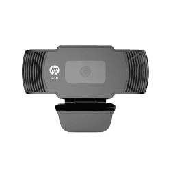 HP w200 Digital Webcam | Plug and Play Setup | Black