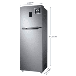 Samsung Convertible 5 in1 Double Door Refrigerator | 322 L | 3 Star | RT37C4523SL/HL