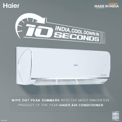 Haier Frost Self Clean Inverter Split Air Conditioner | 2 Ton | 3 Star | HS24HD AOW3BN