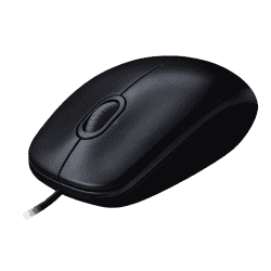 Logitech M90 Wired USB Mouse | Ambidextrous PC | Black
