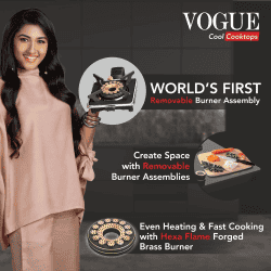 Vidiem Vogue Gas Cooktop | 3 Burner | Black