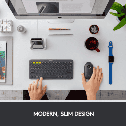 Logitech Pebble Wireless Mouse | Graphite | M350
