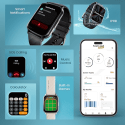 Fastrack Jupiter S1 Smartwatch | 1.83 inch | BT Calling | Beige