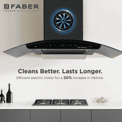Faber HOOD MYSTIC Chimney | 90 cm | Black | BLDC FL HC BK 90