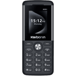 Karbonn K101i Dual SIM Keypad Mobile | 32GB | Black Grey