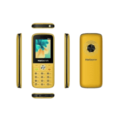 Karbonn K201i Keypad Mobile | 1000mAh | Yellow Black