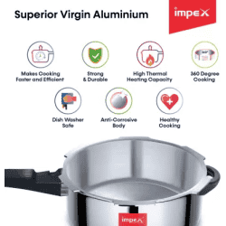 Impex Norma  Pressure Cooker | 10 L  | Aluminium