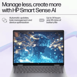 HP Envy Thin and Light Laptop | AMD Ryzen 5 Hexa Core 8640HS |  16 GB | 512 GB SSD | Silver | 14-FA0038AU