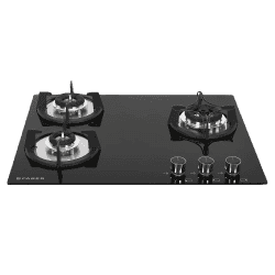 Faber HOB SUPERIA HT653 BR AI Glass Automatic Hob | 3 Burner