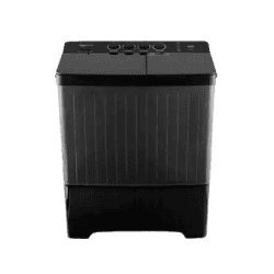 BPL Semi Automatic Top Loading Washing Machine | 8 kg | Grey & Black | BWS-N80ETBKD