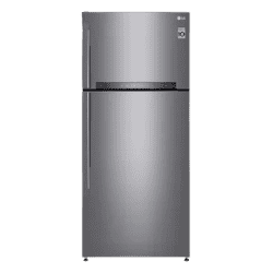 LG Frost Free Double Door Refrigerator | 506 L | 1 Star | Smart Inverter Compressor | Wi-Fi | Hygiene Fresh+ | Shiny Steel Finish | GN H702HLHM