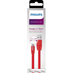 Philips Apple Lightning Cable | Red | DLC2508C