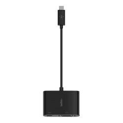Belkin USB C to VGA Charge Adapter | Black | AVC001BTBK