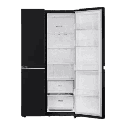 LG 650 L Side by Side Refrigerator | 3 Star | Frost Free | Western Black | GLB257HWB3