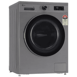 LG WiFi Inverter Fully Automatic Front Load Washing Machine | 8 kg | 5 Star | Smart Diagnosis | Platinum Silver | FHB1208Z4P