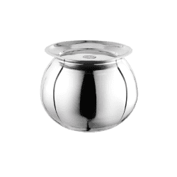 BlueBerry's 1 Kg Stainless Steel Thermal Rice Cooker | Choodarapetty with Pot | Silver