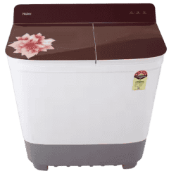Haier Semi Automatic Washing Machine | 7.5 Kg | Flowers world | HTW75-178BBK