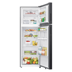 Samsung Double Door Refrigerator | 350 L | Black Matt | RT38DG5A4DB1HL