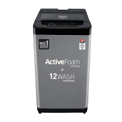 Panasonic Fully Automatic Top Load Washing Machine | 6.5 Kg | Charcoal Inox Grey | Charcoal Inox Grey | NA-F65C2CRB