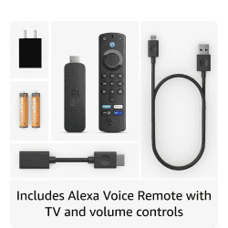Amazon Fire TV Stick 4K | Alexa Voice Remote 3rd Gen | Dolby Vision and Atmos Support | Black | GENB0BTFPKY98