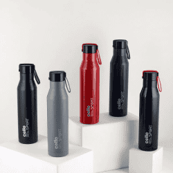 Cello Maestro 750 ml Flask | Stainless Steel | Grey