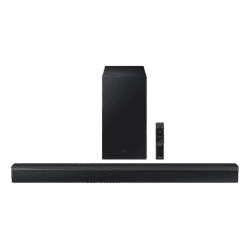 Samsung Dolby Audio Soundbar | 300W | 2.1ch | DTS VirtualX | Surround Sound Expansion | Black | HW-C450/XL