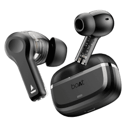 boAt Nirvana Space Earbuds | 360º Spatial Audio  | Cosmic Black