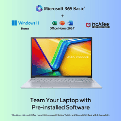 Asus Vivobook 16X Laptop | Intel Core i5-12500H Processor | 16GB | 512GB | 4 GB GeForce RTX 2050 | Cool Silver | K3605ZF-RP458WS