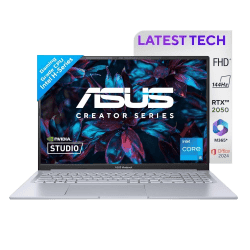Asus Vivobook 16X Laptop | Intel Core i5-12500H Processor | 16GB | 512GB | 4 GB GeForce RTX 2050 | Cool Silver | K3605ZF-RP458WS