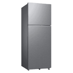 Samsung BESPOKE AI Double Door Refrigerator | 330 L | Real Stainless | RT34DG5A4DSL