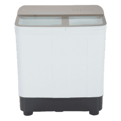 Haier Semi Automatic Washing Machine | 7 Kg | Toughened Glass | White | HTW70-178N