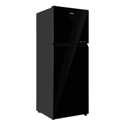 Haier 328L Top Mount Refrigerator | 2 Star | Frost Free | Black Glass Finish | HRF-3782PKG-P