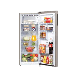 Haier Direct Cool Single Door Refrigerator | 3 Star | 215 L | Inox Steel Finish
