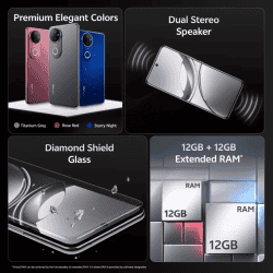 vivo V50 5G | 12 GB | 512 GB | Titanium Grey