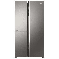 Haier Convertible Side by Side Refrigerator | 598L | 3 Door | 3 Star | Inox Steel | HRT-683ISU1